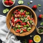 Strawberry Cucumber Salad