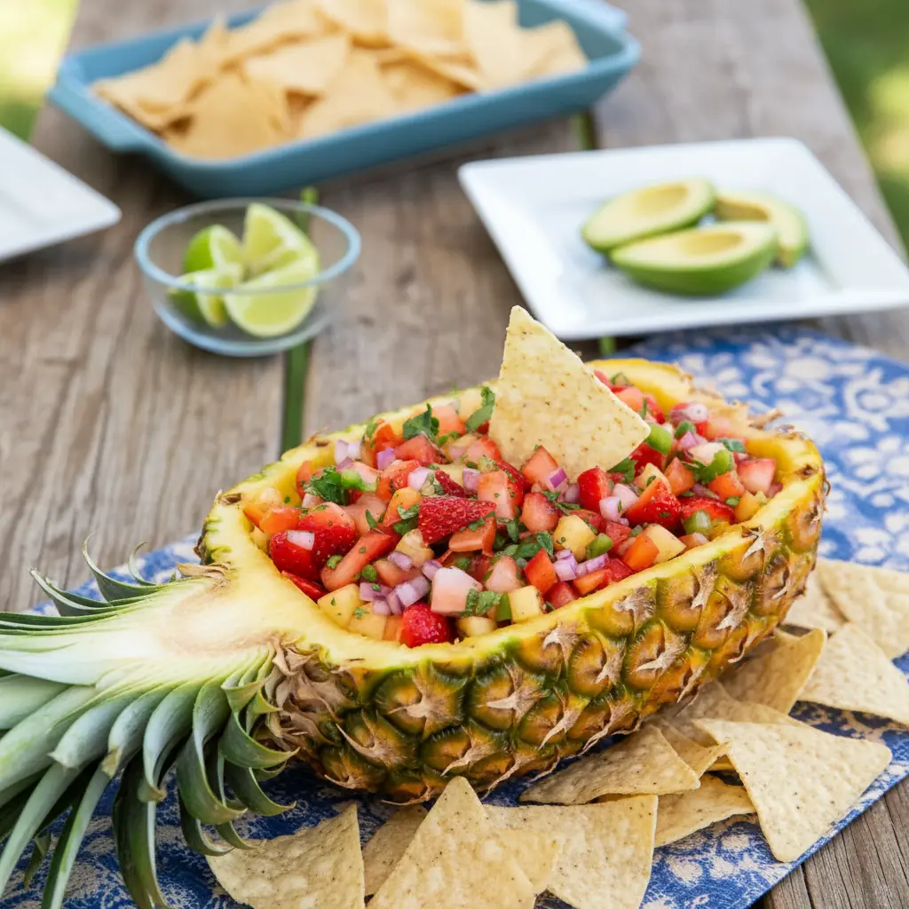 Strawberry Pineapple Salsa – Fresh Sweet Easy Recipe 7 Strawberry Pineapple Salsa