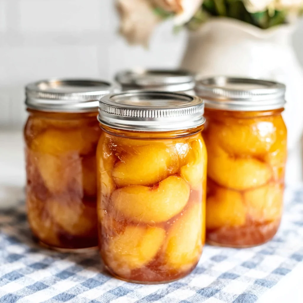 Canning Peaches