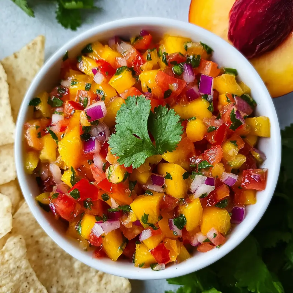 Fresh Peach Salsa Recipe: Easy Sweet and Savory Dip for Summer 7 Fresh Peach Salsa