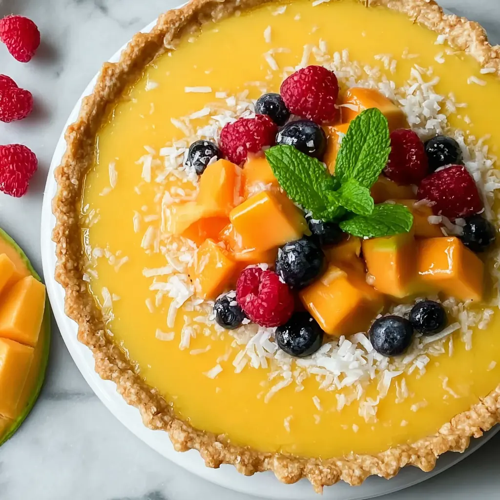 Mango Curd Tart
