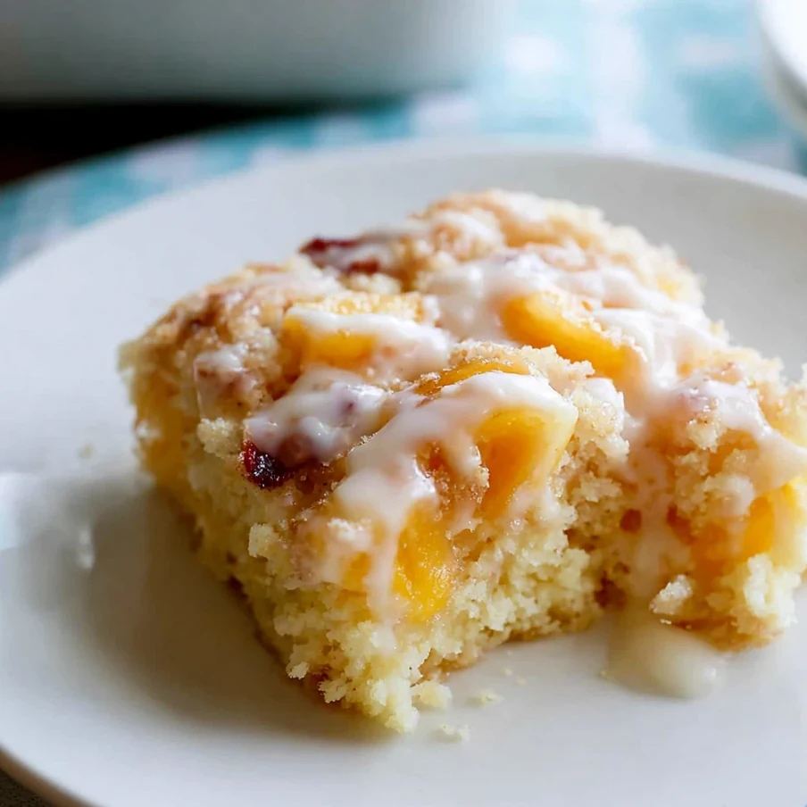Peach Cobbler Cake: Easy Summer Peach Dessert Everyone Loves 9 Peach Cobbler Cake