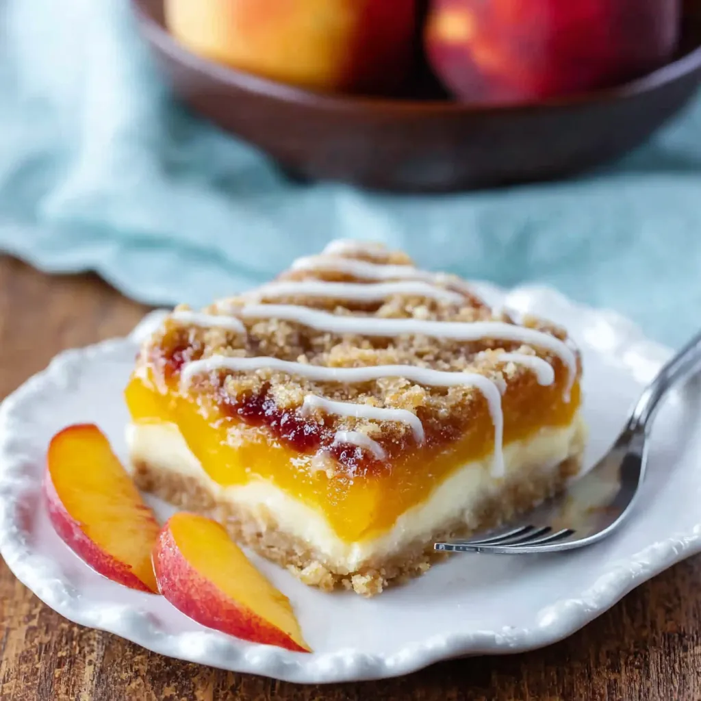 Peach Pie Crumble Bars Recipe That Feels Like Summer Comfort 7 Peach Pie Crumble Bars