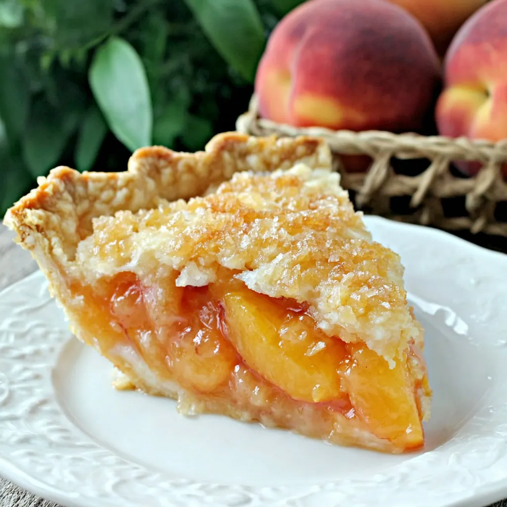Peach Pie: Amazing Classic Summer Dessert With Fresh Peach Flavor 7 Peach Pie