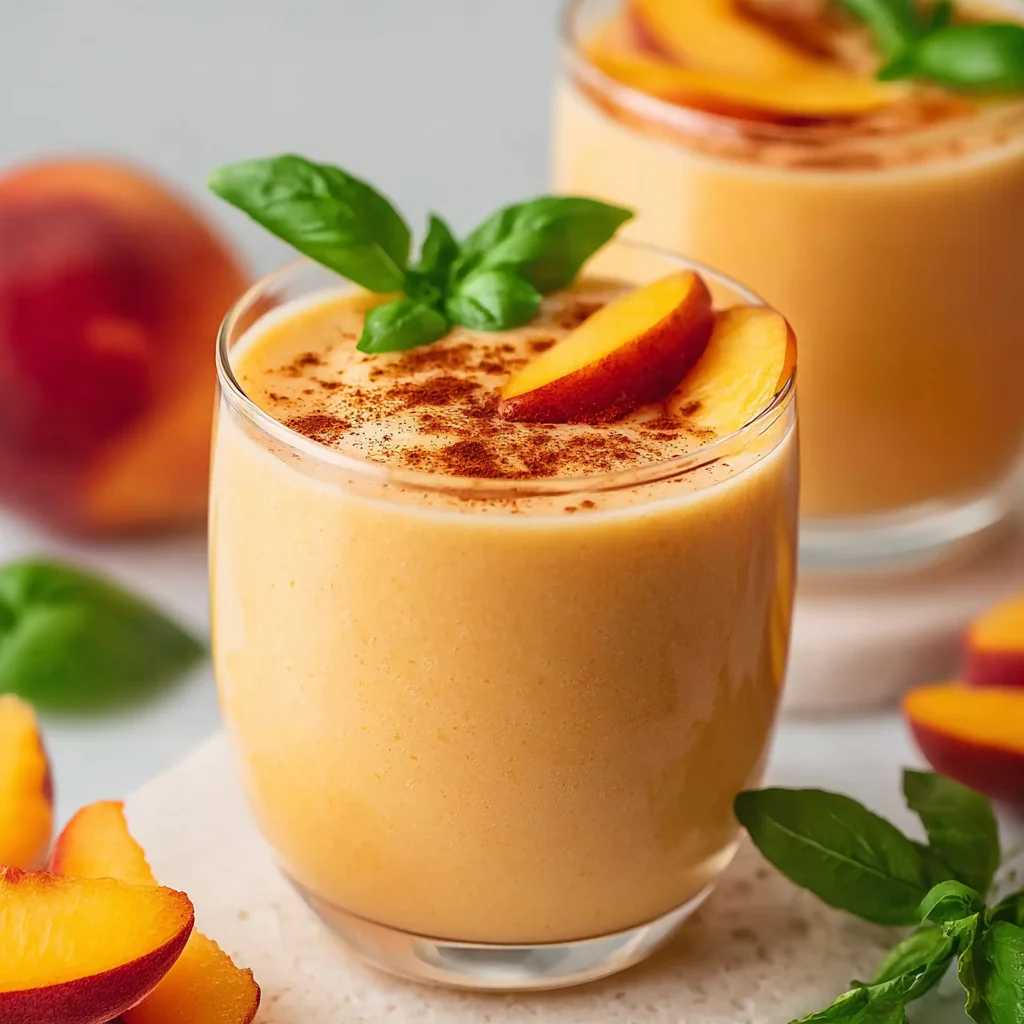 Peach Smoothie Recipe: Amazing Summer Drink for Creamy Fresh Flavor 7 Peach Smoothie