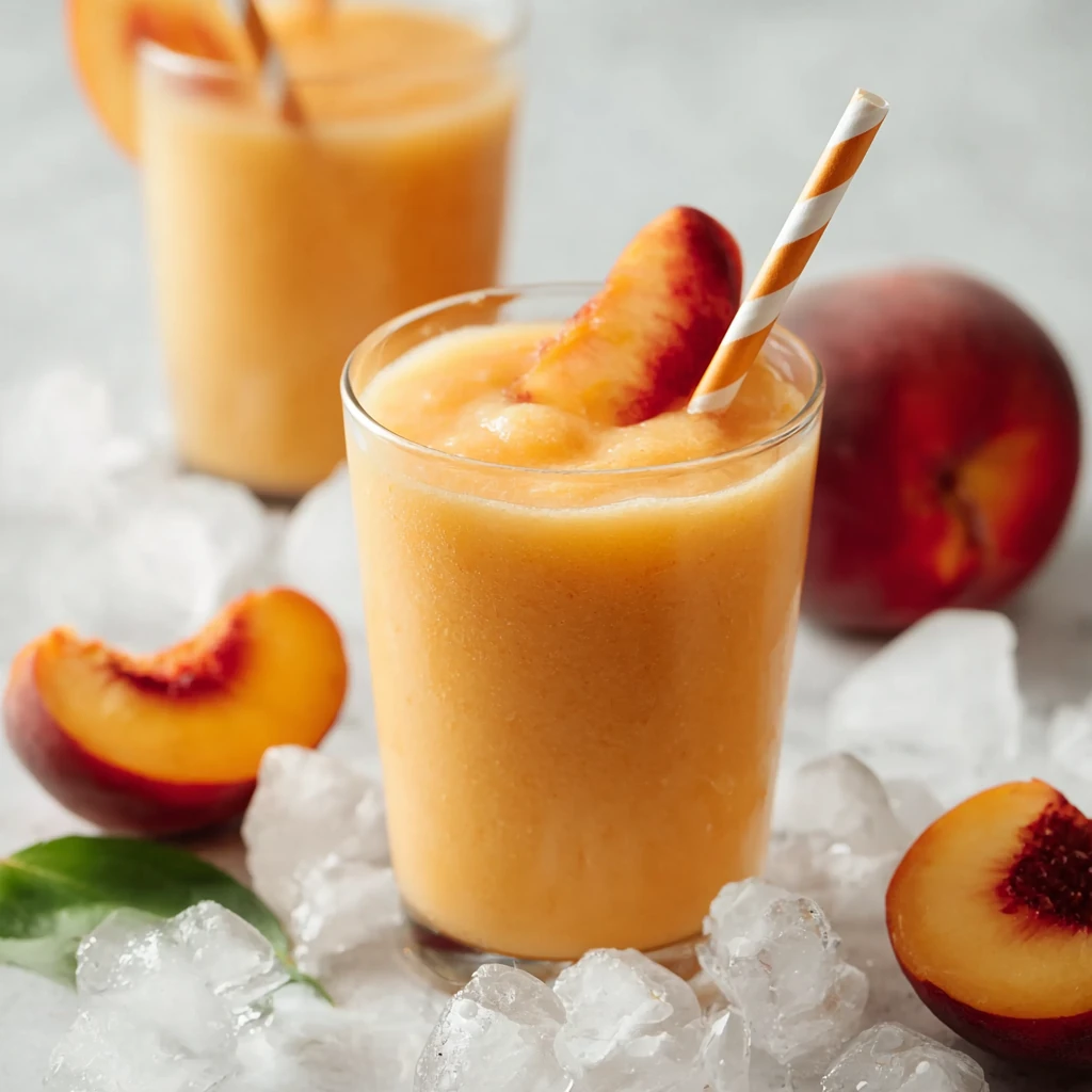 Peach Smoothie Recipe: Amazing Summer Drink for Creamy Fresh Flavor 8 Peach Smoothie
