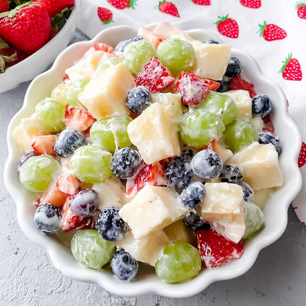 Creamy Fruit Salad Recipe: Wonderful No-Bake Dessert for Every Occasion 8 Creamy Fruit Salad