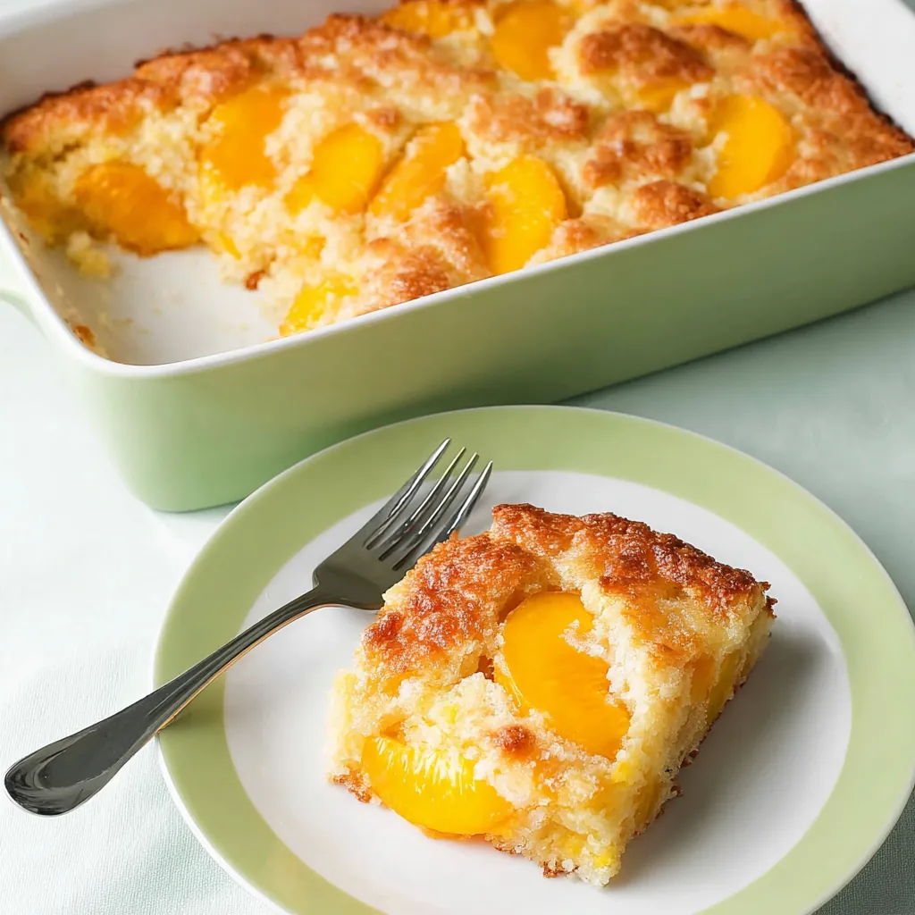 Farm Fresh Peach Cobbler: Wonderful Homemade Dessert With Fresh Peaches 7 Farm Fresh Peach Cobbler