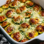 Garlic Chicken Zucchini Bake