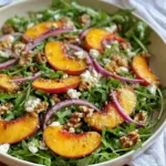Peach Arugula Salad