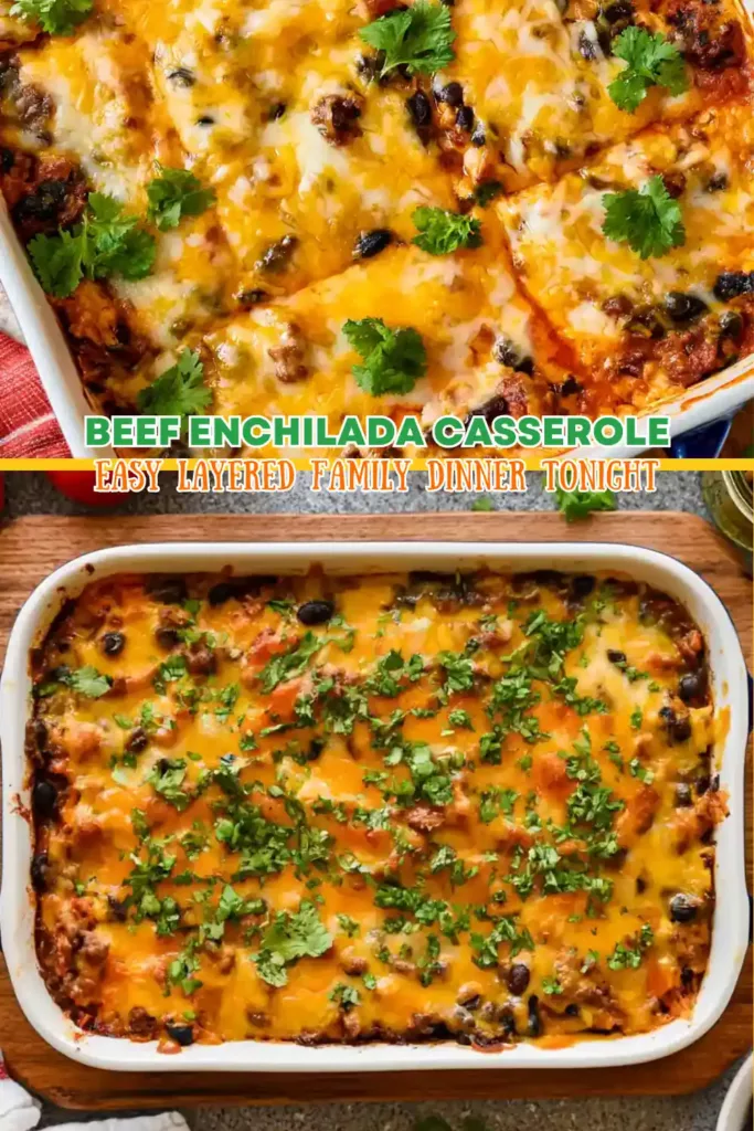 Beef Enchilada Casserole: An Easy, Comforting Family Dinner 8 Beef Enchilada Casserole