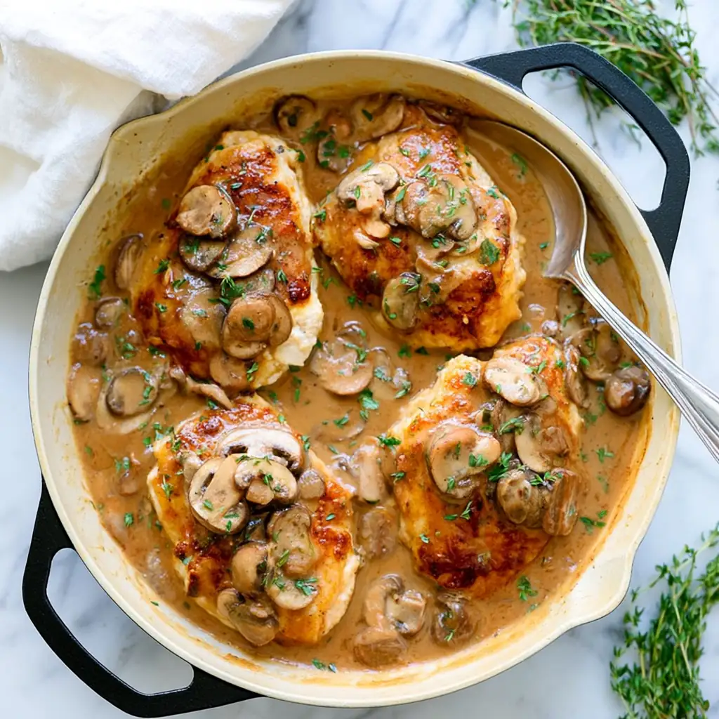 Creamy Mushroom Chicken
