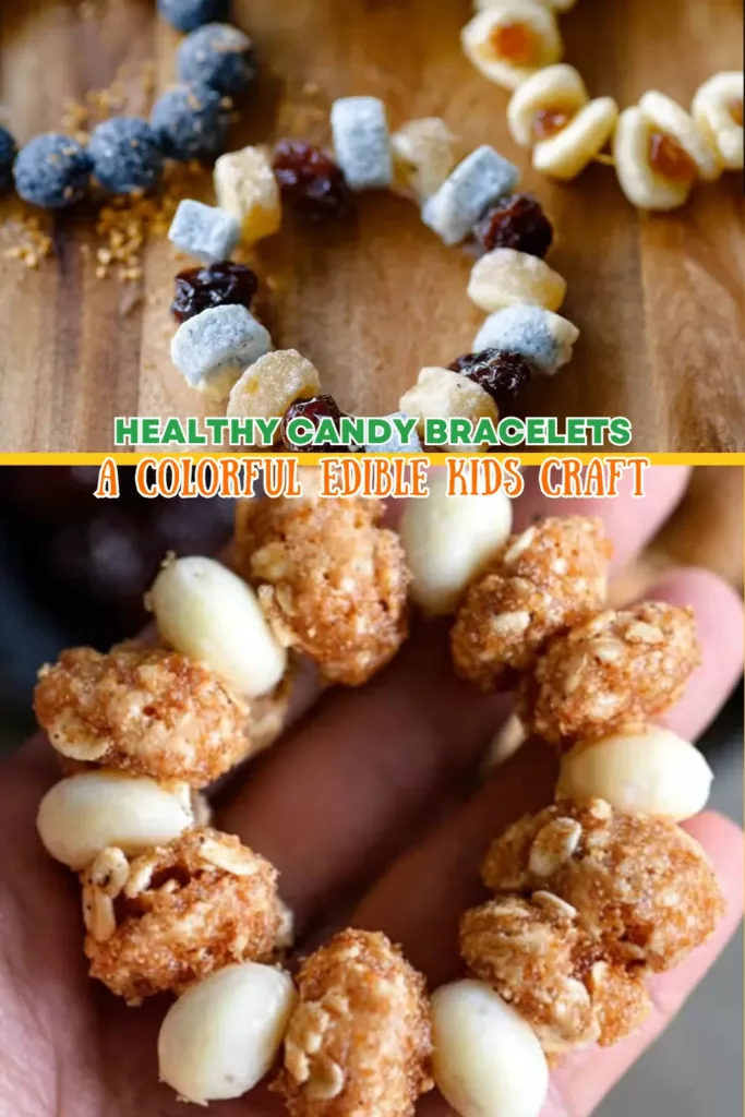 Healthy Candy Bracelets: A Colorful Snack Craft for Kids 9 HEALTHY CANDY BRACELETS