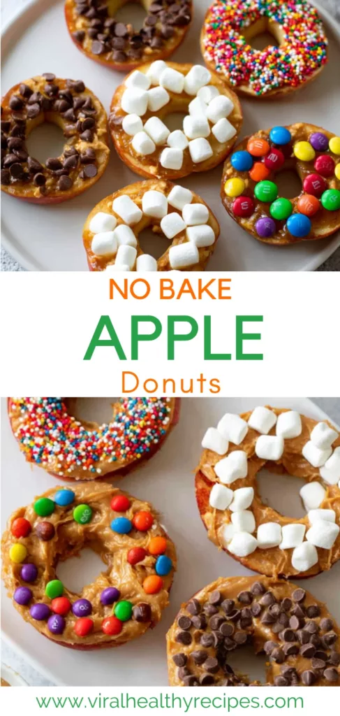No Bake Apple Donuts