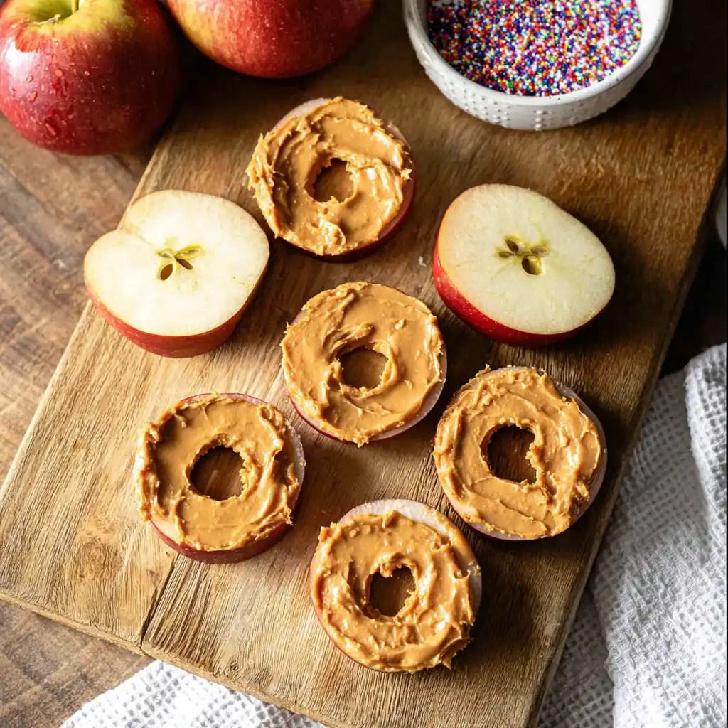 No Bake Apple Donuts
