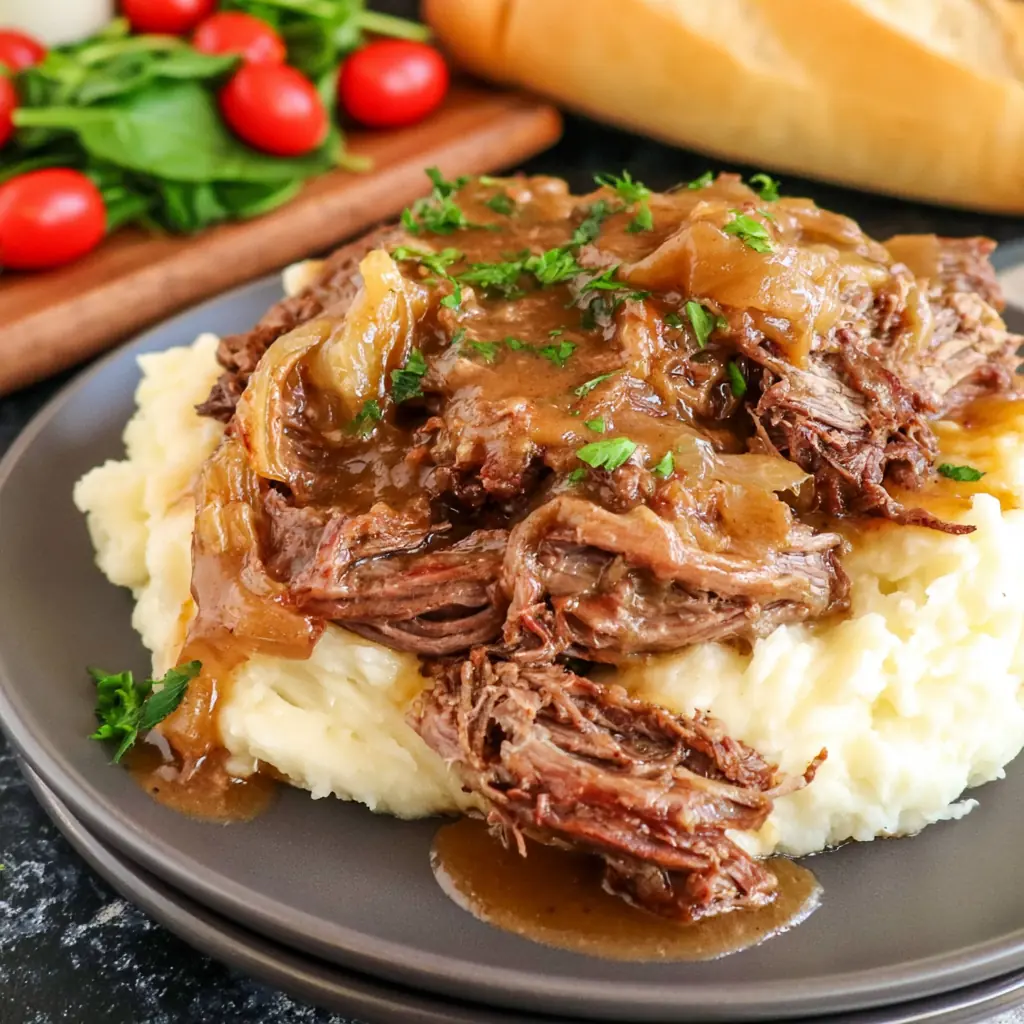 French Onion Chuck Roast: Tender Slow Cooker Comfort Food 7 French Onion Chuck Roast